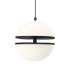 Dainolite Atomic 12" Wide LED Pendant Matte Black