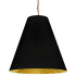 Dainolite Anaya 26" Wide Pendant Aged Brass / Black / Gold