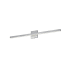 Dainolite Arandel 2" Wide LED Bath Bar Polished Chrome