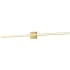 Dainolite Arandel 48" Wide LED Bath Bar Aged Brass
