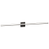 Dainolite Arandel 48" Wide LED Bath Bar Matte Black