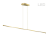 Dainolite Array 36" Wide LED Linear Pendant Aged Brass