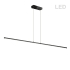 Dainolite Array 36" Wide LED Linear Pendant Matte Black