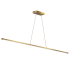 Dainolite Array 48" Wide LED Linear Pendant Aged Brass