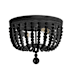 Dainolite Bridget 2 Light 13" Wide Flush Mount Bowl Ceiling Fixture Matte Black