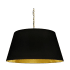 Dainolite Brynn 26" Wide Pendant Aged Brass / Black / Gold