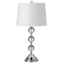 Dainolite 26" Tall Buffet Table Lamp Polished Chrome