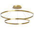 Dainolite Circulo 32" Wide LED Ring Chandelier Aged Brass