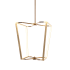 Dainolite Curant 17" Wide LED Pendant Aged Brass
