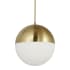 Dainolite Dayana 3 Light 14" Wide Pendant Aged Brass