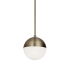 Dainolite Dayana 7" Wide Mini Pendant Antique Brass