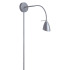 Dainolite 1 Light Swing Arm Wall Sconce Satin Chrome