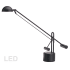 Dainolite Single Light 28" Tall Integrated LED Boom Arm Desk Lamp Black
