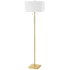 Dainolite Fernanda 2 Light 60" Tall Buffet Floor Lamp Aged Brass