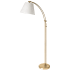 Dainolite Felix 61" Tall Arc Floor Lamp Aged Brass