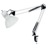Dainolite 1 Light Desk Lamp White with Black Accents