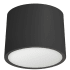 Dainolite Echo 10" Wide Flush Mount Drum Ceiling Fixture Matte Black