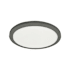 Dainolite Franchesa 12" Wide LED Flush Mount Ceiling Fixture Matte Black / White