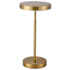 Dainolite Francine 16" Tall LED Buffet Table Lamp Aged Brass / White