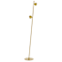 Dainolite Fernanda 51" Tall LED Novelty Floor Lamp Aged Brass