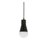 Dainolite Fortuna 4" Wide Mini Pendant Matte Black