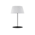 Dainolite Gretchen 28" Tall Buffet Table Lamp with Fabric Shade Matte Black / White