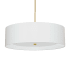 Dainolite Helena 4 Light 30" Wide Pendant Aged Brass