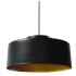 Dainolite Kup Single Light 20" Wide Pendant Black / Gold