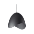 Dainolite Myra Single Light 15" Wide Pendant Black