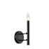 Dainolite Nora 9" Tall Wall Sconce Matte Black