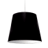 Dainolite Oversized Drum 26" Wide Pendant Black