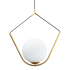 Dainolite Orion 24" Wide Pendant Aged Brass