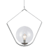 Dainolite Orion 24" Wide Pendant Polished Chrome
