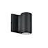 Dainolite Olivette 5" Tall Outdoor Wall Sconce Matte Black