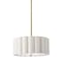 Dainolite Pacifica 3 Light 16" Wide Pendant Flax / Aged Brass
