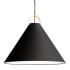 Dainolite Princeton 32" Wide Pendant Aged Brass / Black