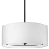 Dainolite Porscha 4 Light 30" Wide Pendant Matte Black / White