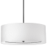 Dainolite Porscha 4 Light 34" Wide Pendant Matte Black / White