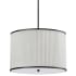 Dainolite Prudy 4 Light 24" Wide Pendant White