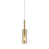 Dainolite Percy 3" Wide Mini Pendant Aged Brass