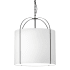 Dainolite Quincy 3 Light 22" Wide Pendant White / Black