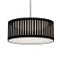 Dainolite Single Light 20" Wide LED Pendant Black