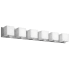 Dainolite 6 Light Vanity Polished Chrome