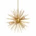 Dainolite Vega 8 Light 24" Wide Pendant Gold / Vintage Bronze