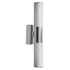 Brushed Nickel / White