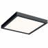 DALS Lighting 14" Wide LED Flush Mount Square Ceiling Fixture Black