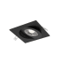 DALS Lighting Pivot 4" Integrated LED Square Adjustable Canless Recessed Light Black