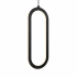 DALS Lighting Atom 6" Wide LED Suspension Mini Pendant Black