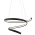 DALS Lighting Helix 20" Wide LED Suspension Pendant Black