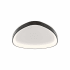 DALS Lighting Pyra 22" Wide Flush Mount Ceiling Fixture Black